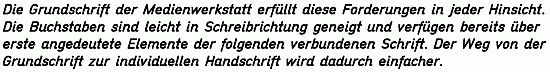 Schriftbeispiel Grundschrift Schriftbeispiel Grundschrift