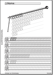 Voruebung Stricknadel